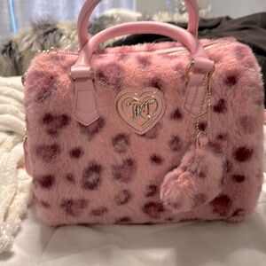 Juicy leopard pink purse